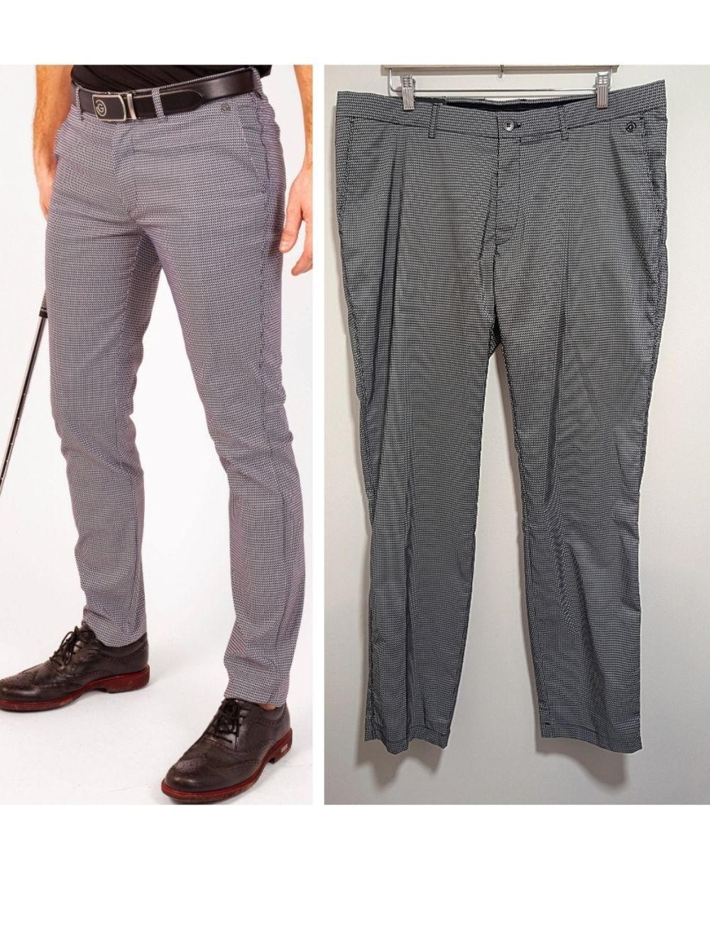 Galvin Green | Nate Ventil8+ Houndstooth Golf Pants